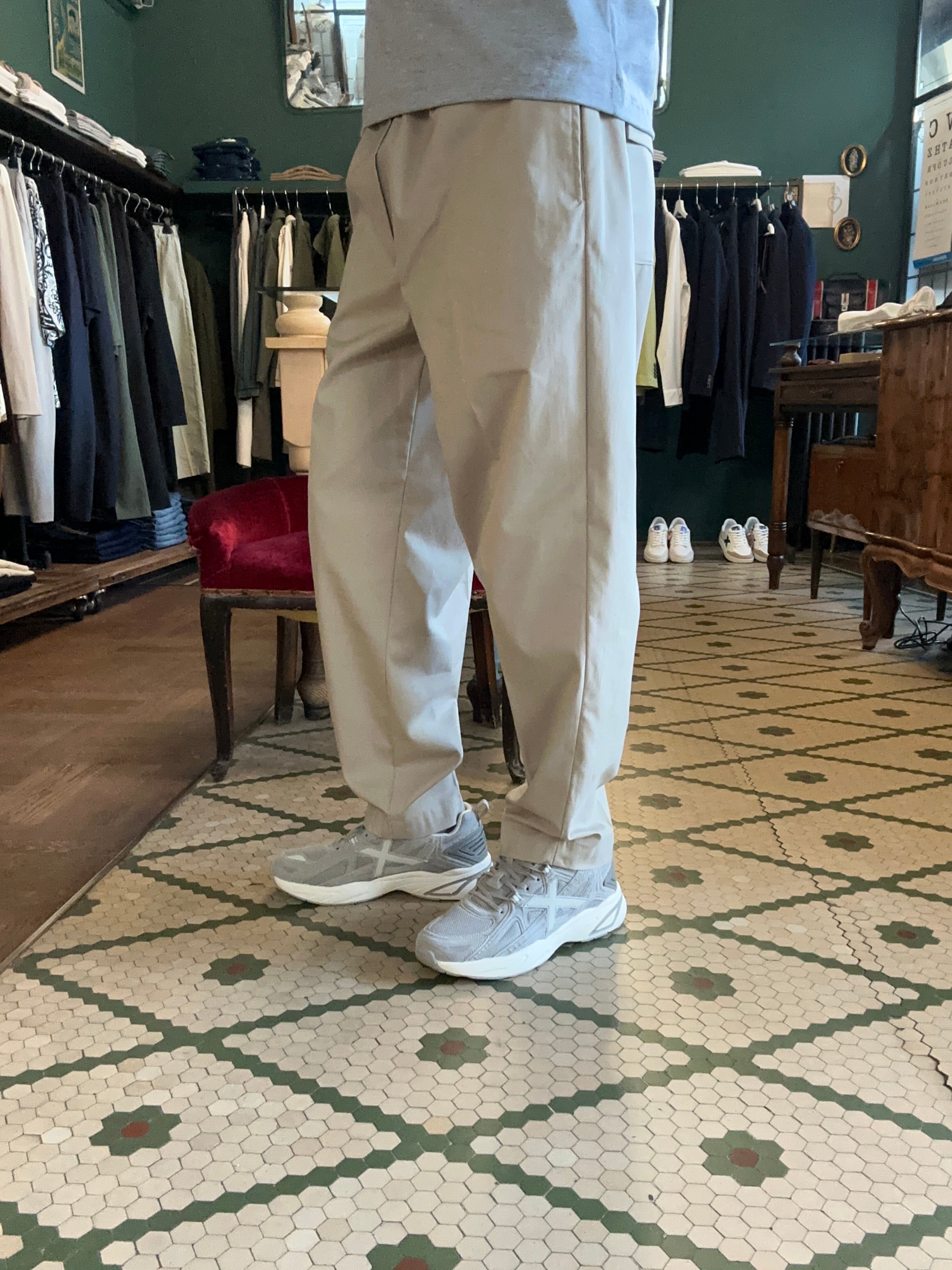 Pantalone telaparacadute con coulisse