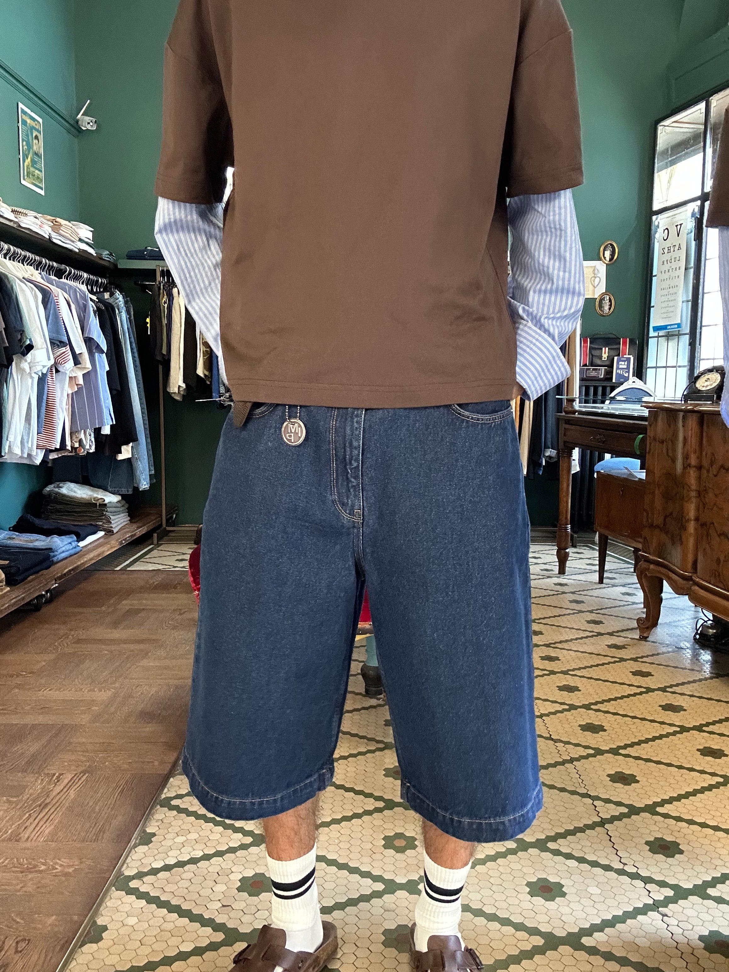 Jorts oversize in denim
