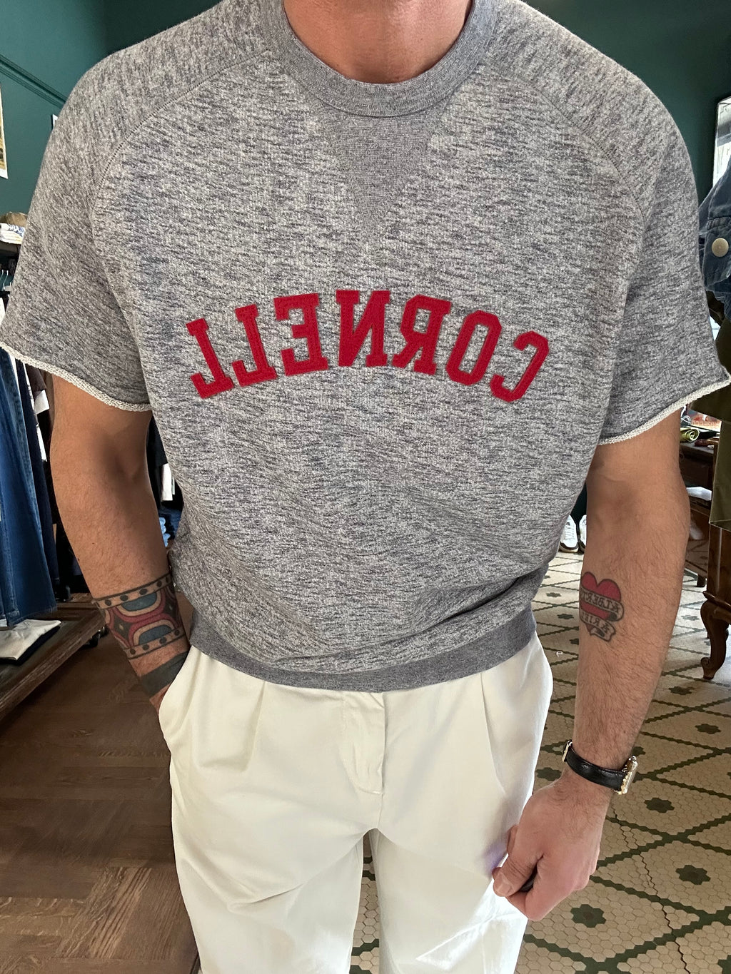 Felpa Chesapeack’s mezza manica cornell