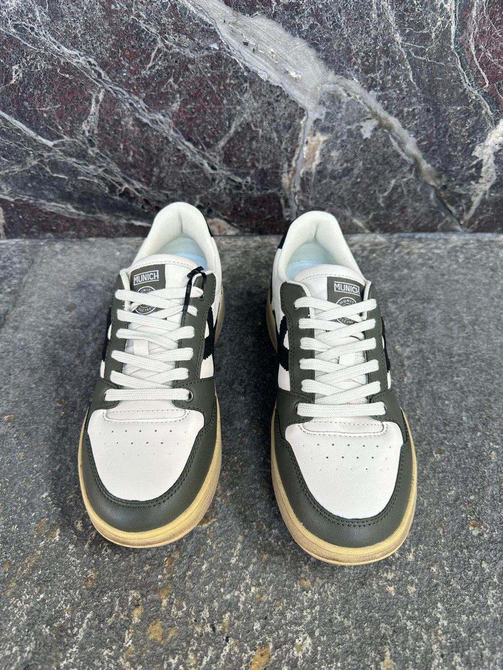 Sneakers Munich legit Man 105 verdi e bianche