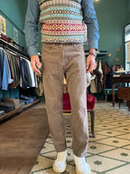 Pantalone Teide loose fit in velluto a coste