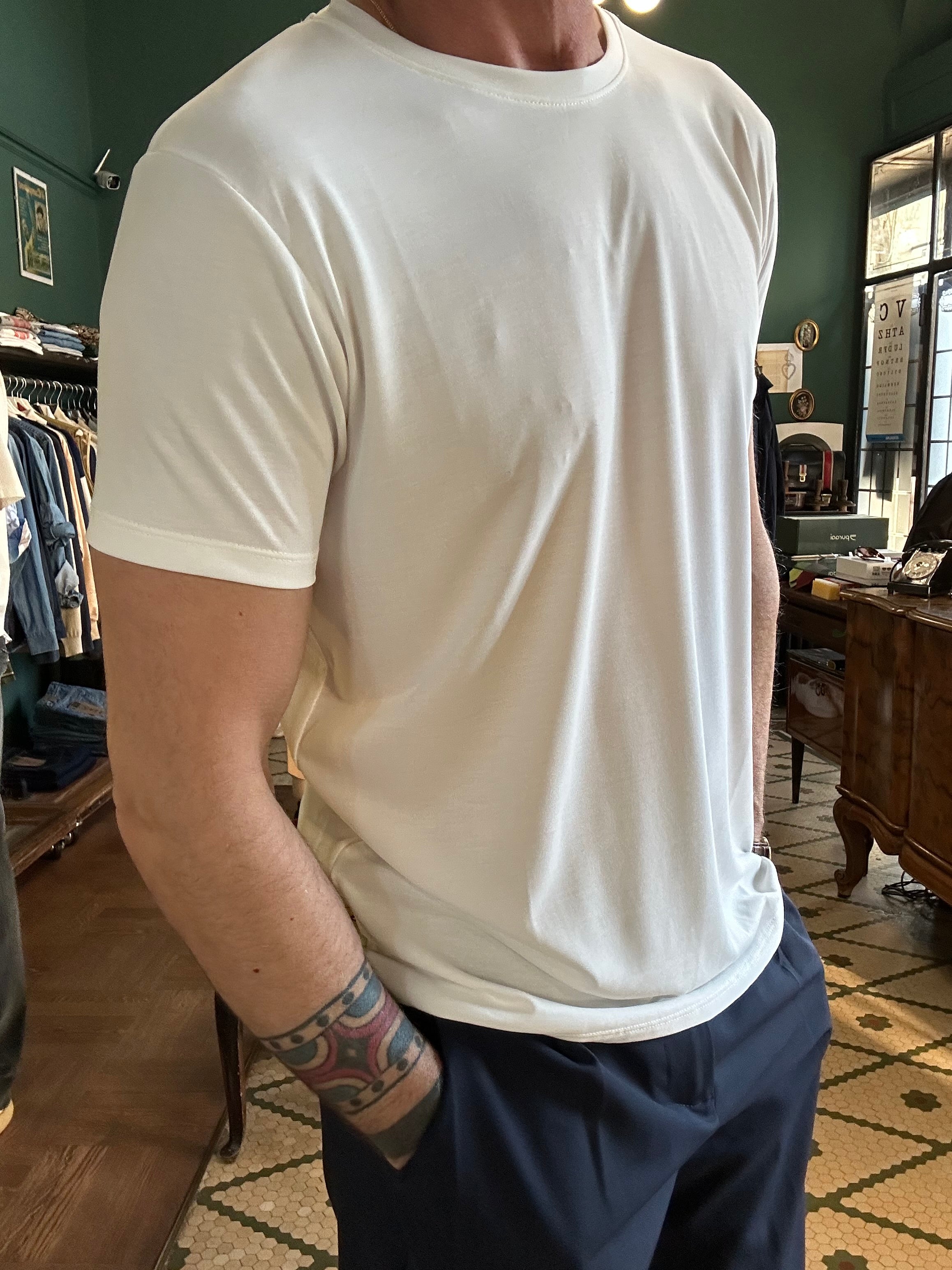 T-shirt Kevin basic modal blend