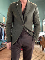 Giacca monopetto spigata