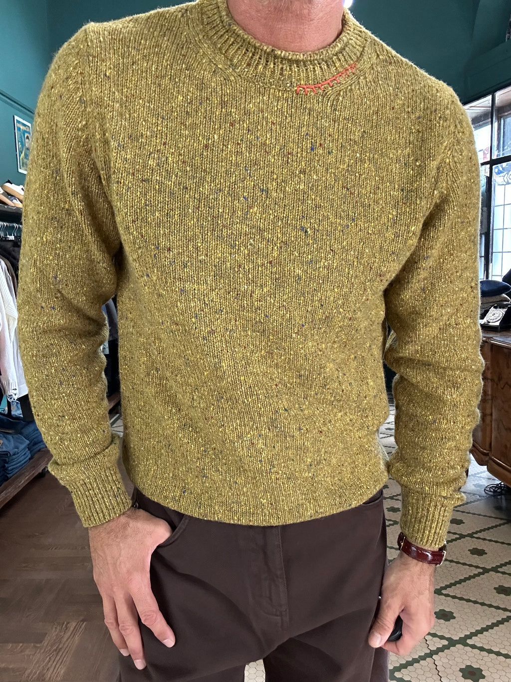 Maglione Koon misto lana puntinato