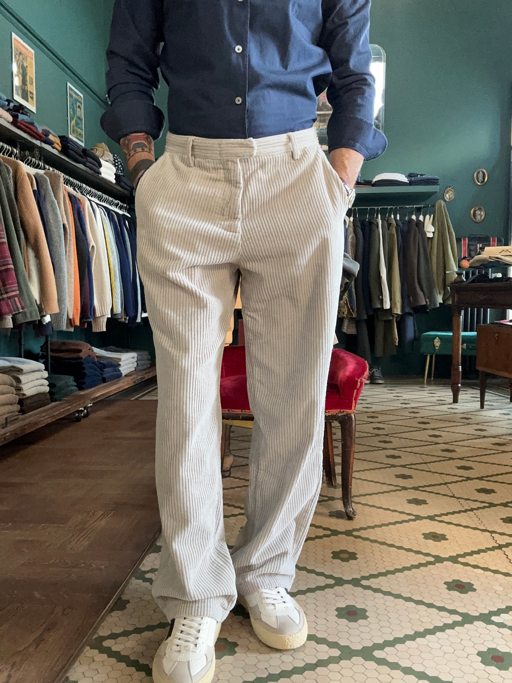 Pantalone Ghibli in velluto a coste