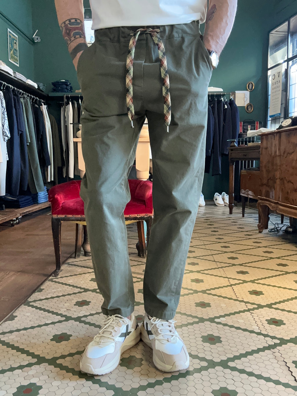 Pantalaccio in cotone operato