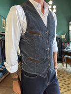 Gilet effetto denim Garry’s Earth