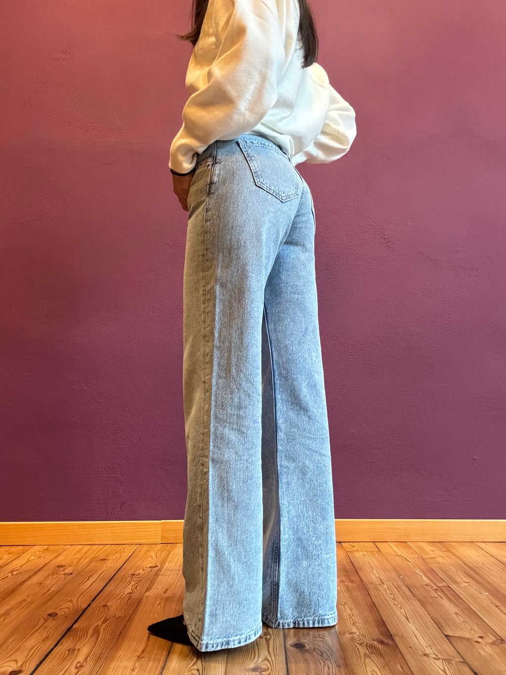 Jeans wide straight fit