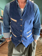 Gilet garry’s earth in fustagno