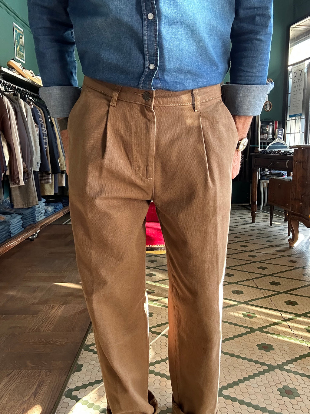 Pantalone Delamere chino fit
