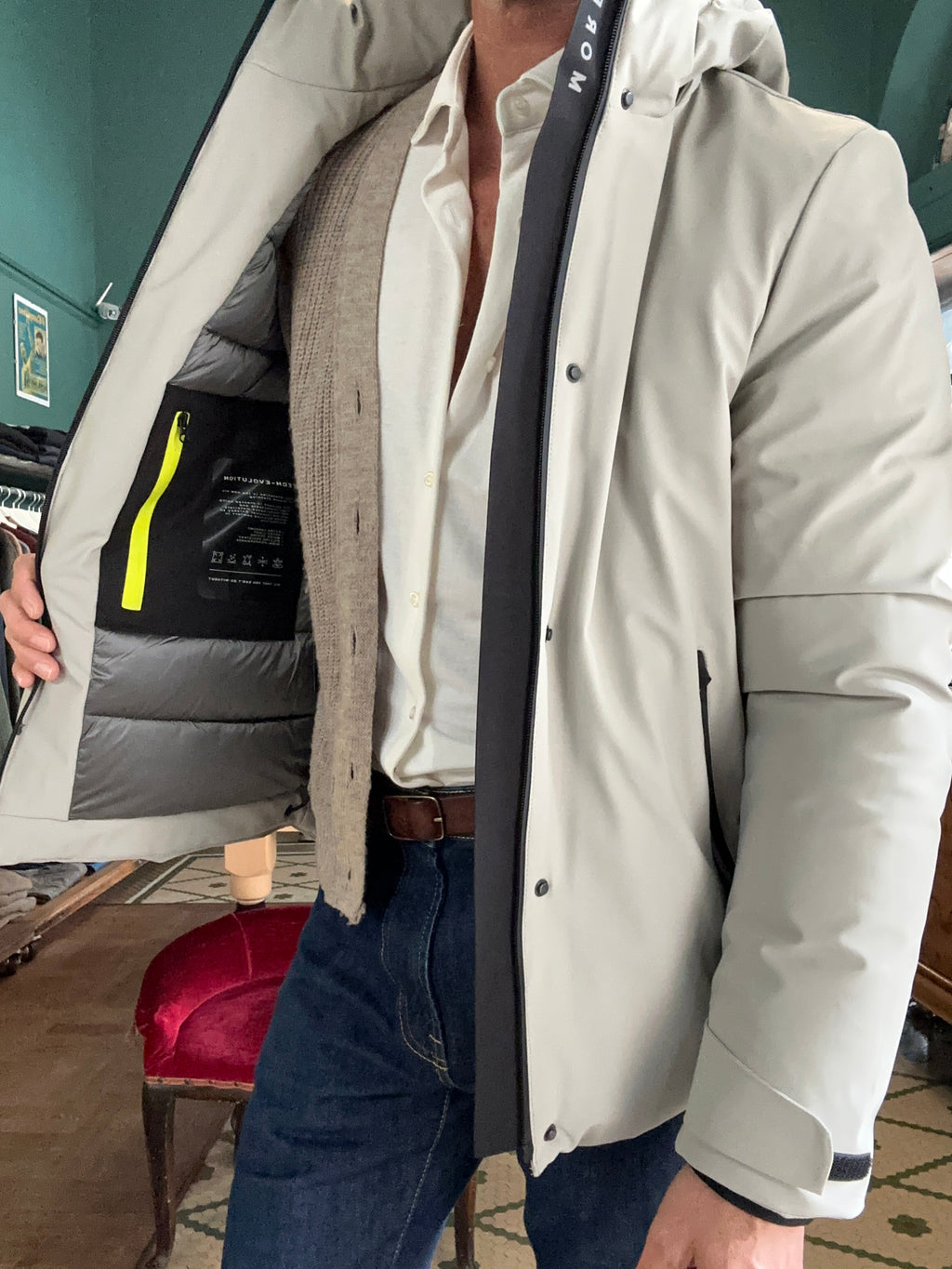 Giubbotto "copernico" tech imbottito