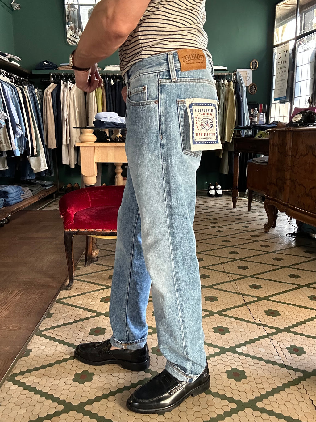 Denim Chesapeack’s selvedge ridgway con cimosa
