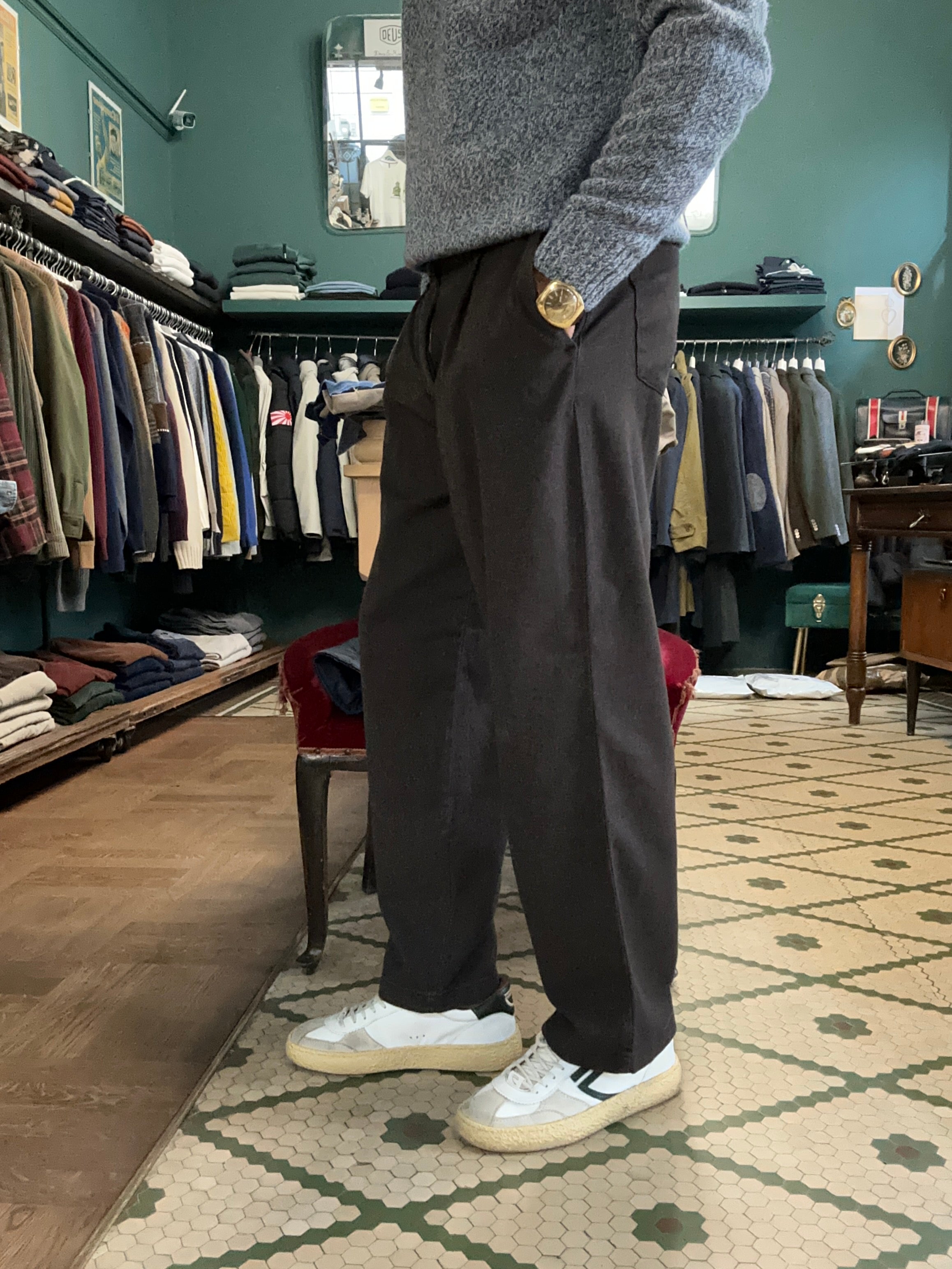 Pantalone chino pence stile Japan