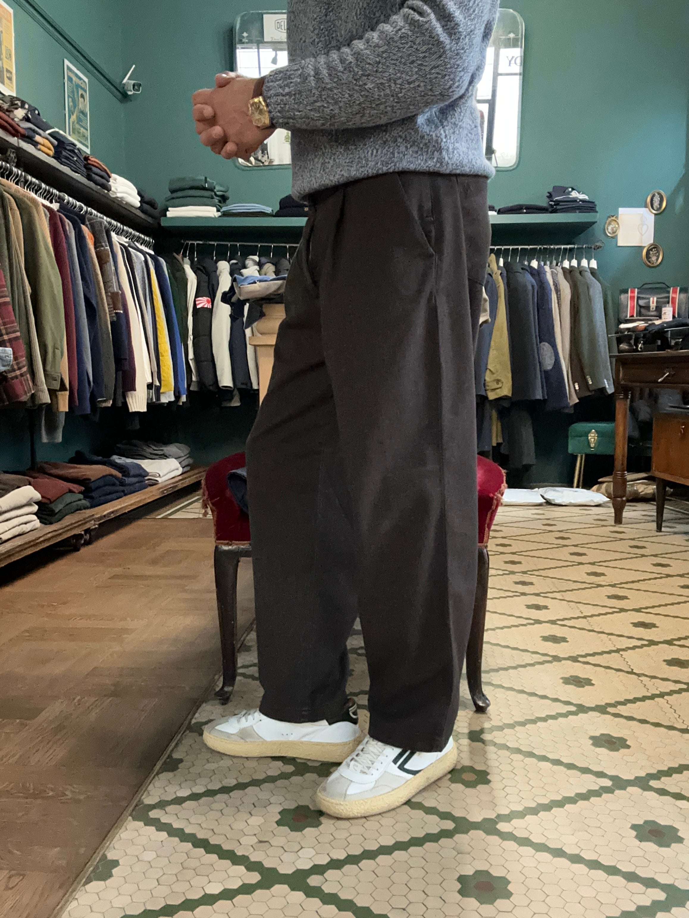 Pantalone chino pence stile Japan