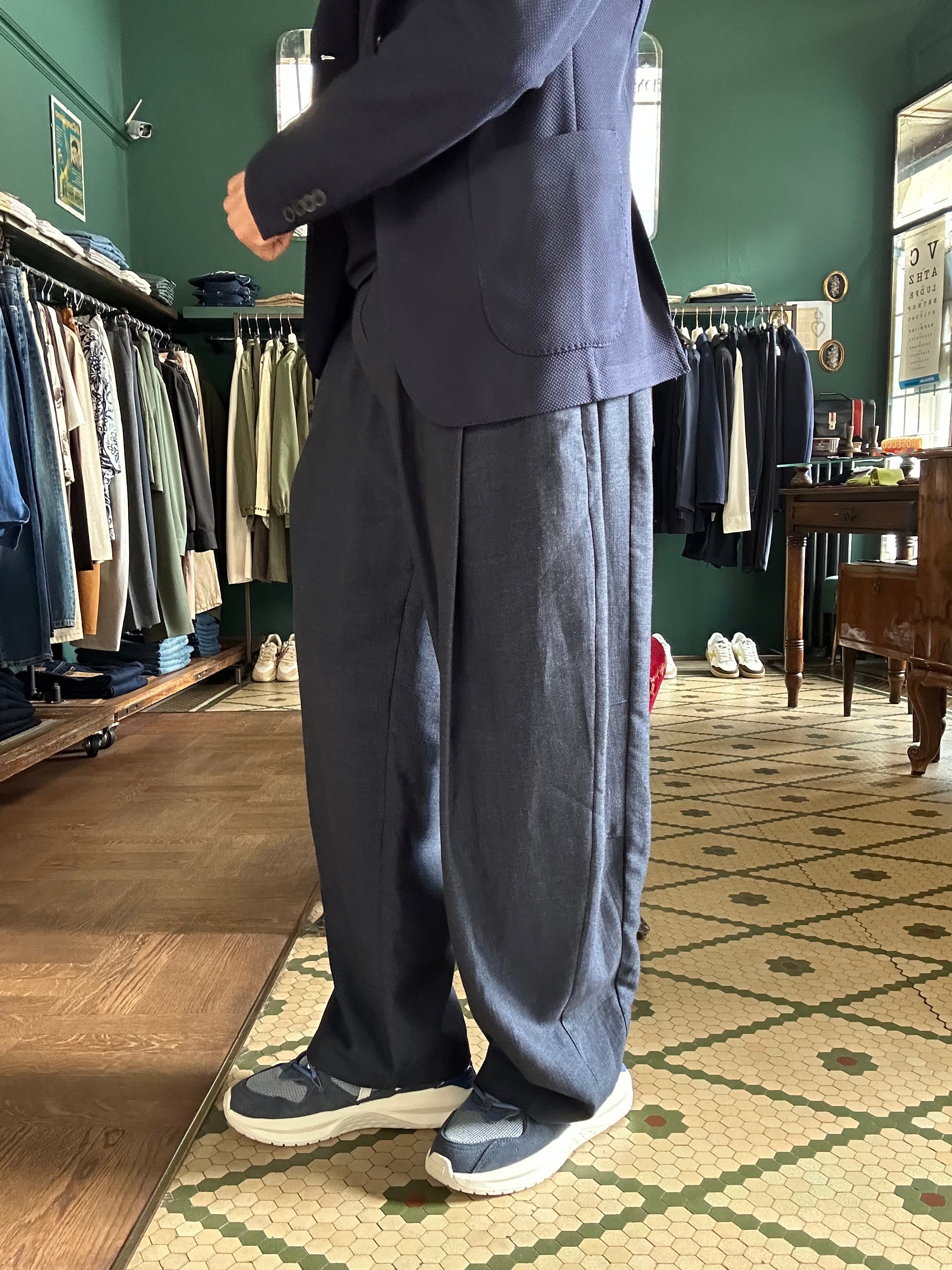 Pantalone modello Japan misto lino