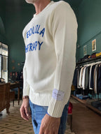 Maglione "Tequila Therapy" Girocollo Bianca