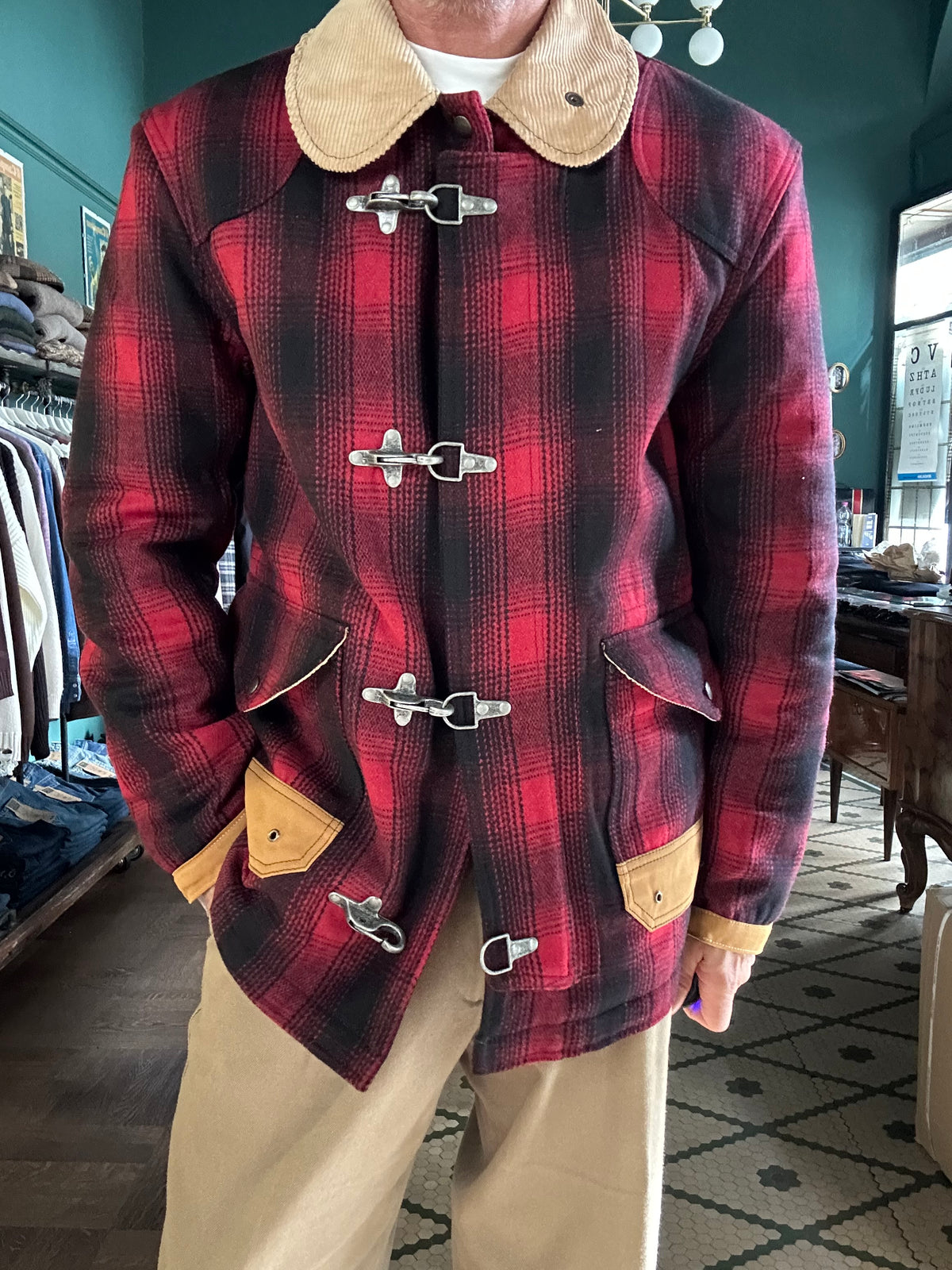 Giubbotto Chesapeak’s fireman jet bedford wool
