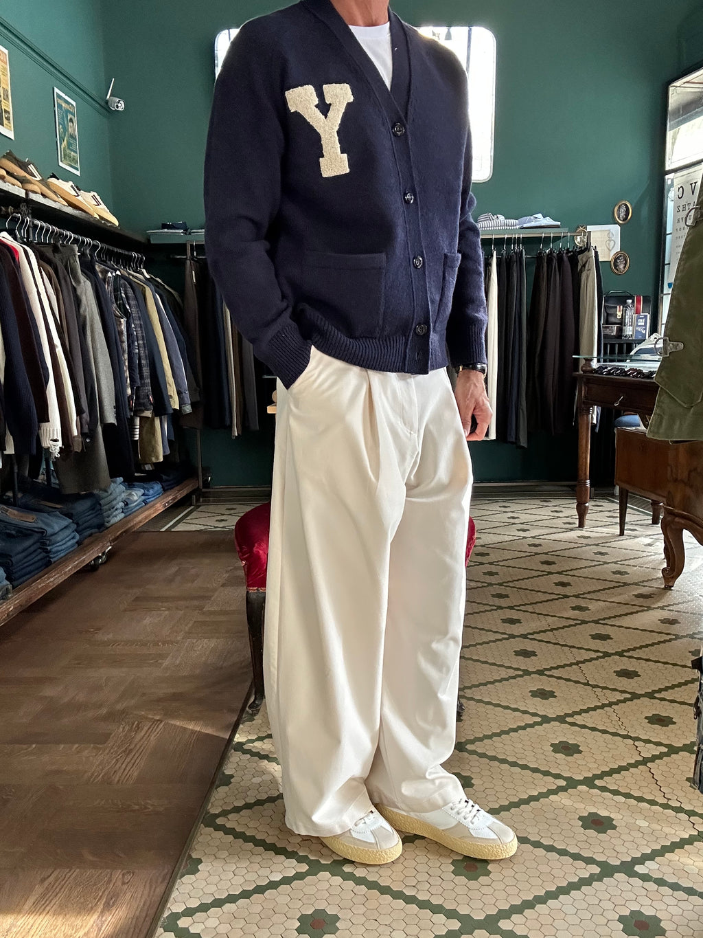 Pantalone over size made in Italy