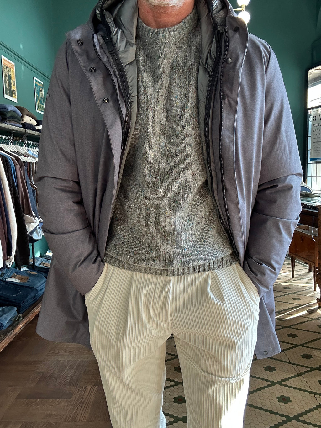 Parka 3 in 1 con interno piumino estraibile