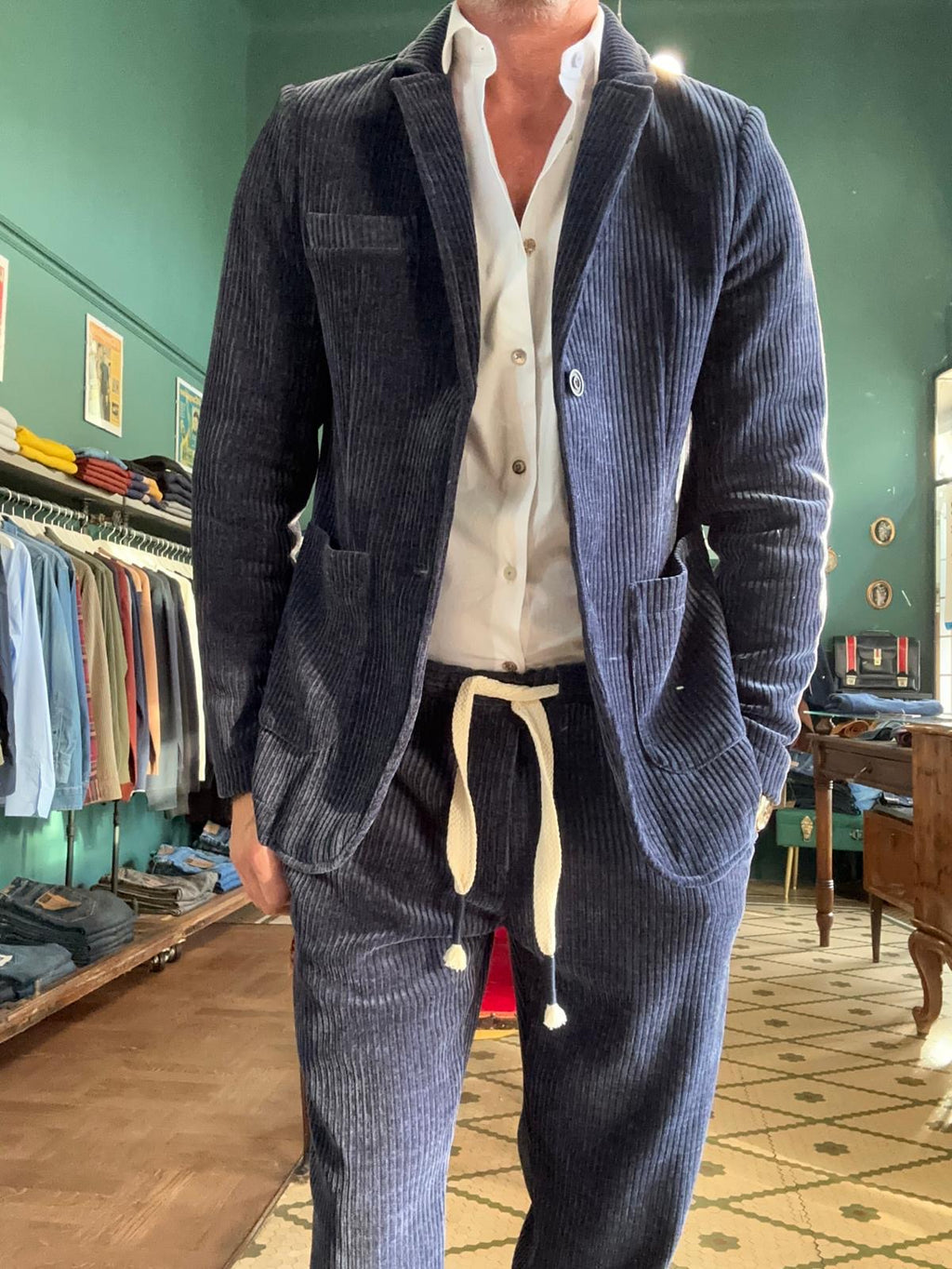 Giacca koon in velluto a coste