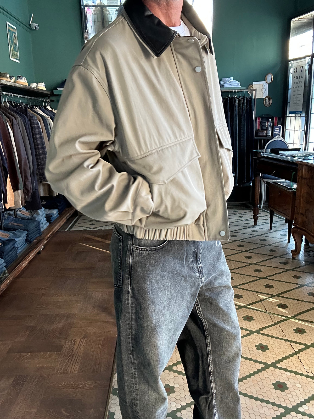 Giubbino stile Barbour over