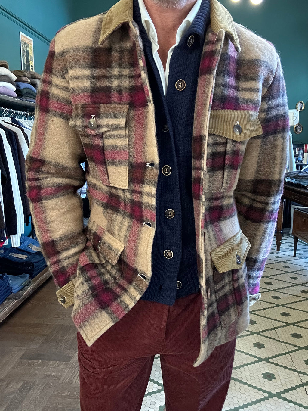 Field jacket Garry’s Earth in panno a quadri
