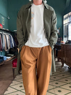 overcoat lined in cotton