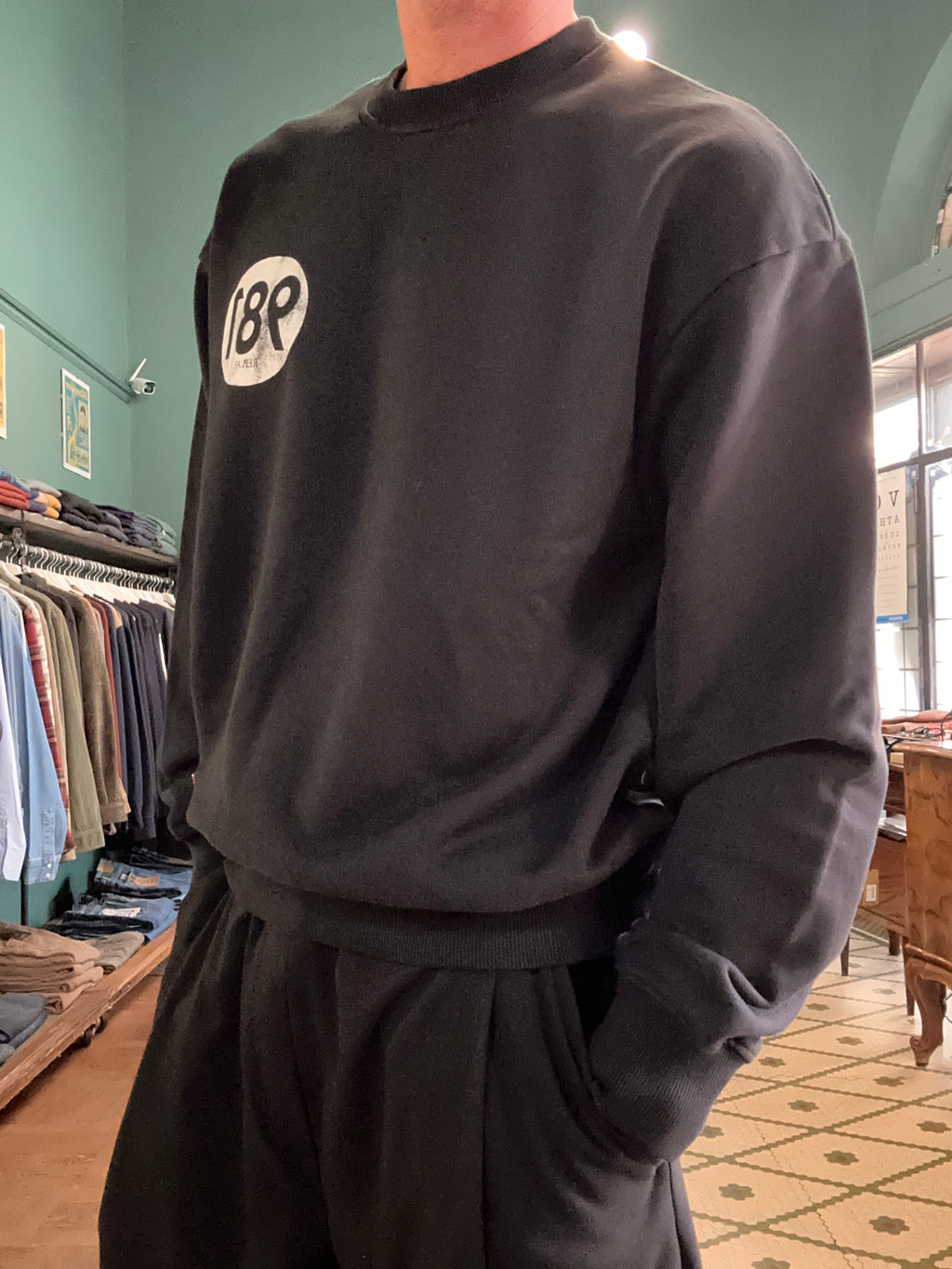 Felpa Replay oversize nera