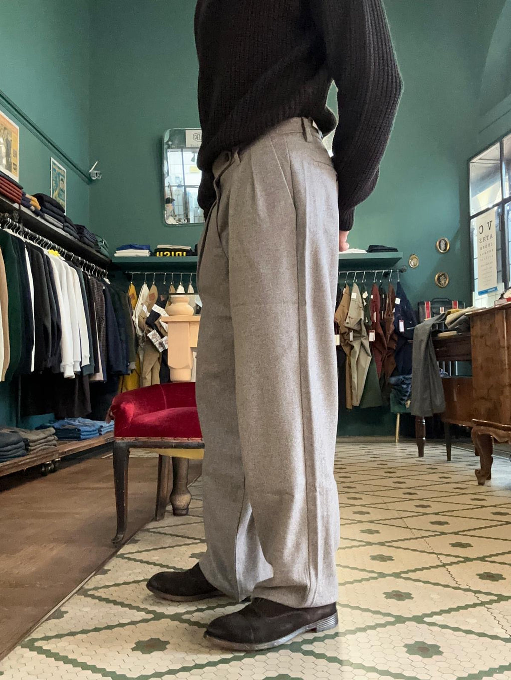 Yan Simmon Pantaloni Vardar in lana