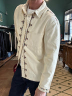 Overshirt con ricami indy