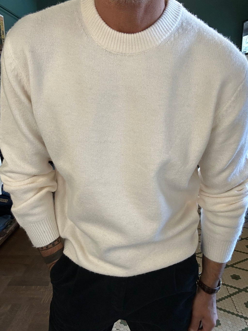 Maglione girocollo over