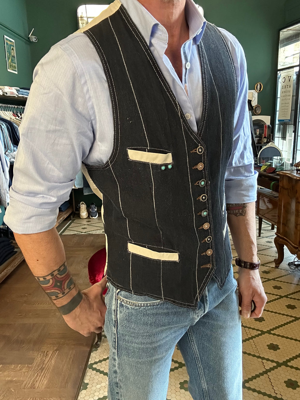 Garry's Earth Linen Cotton Vest