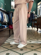 Silky baggy trousers