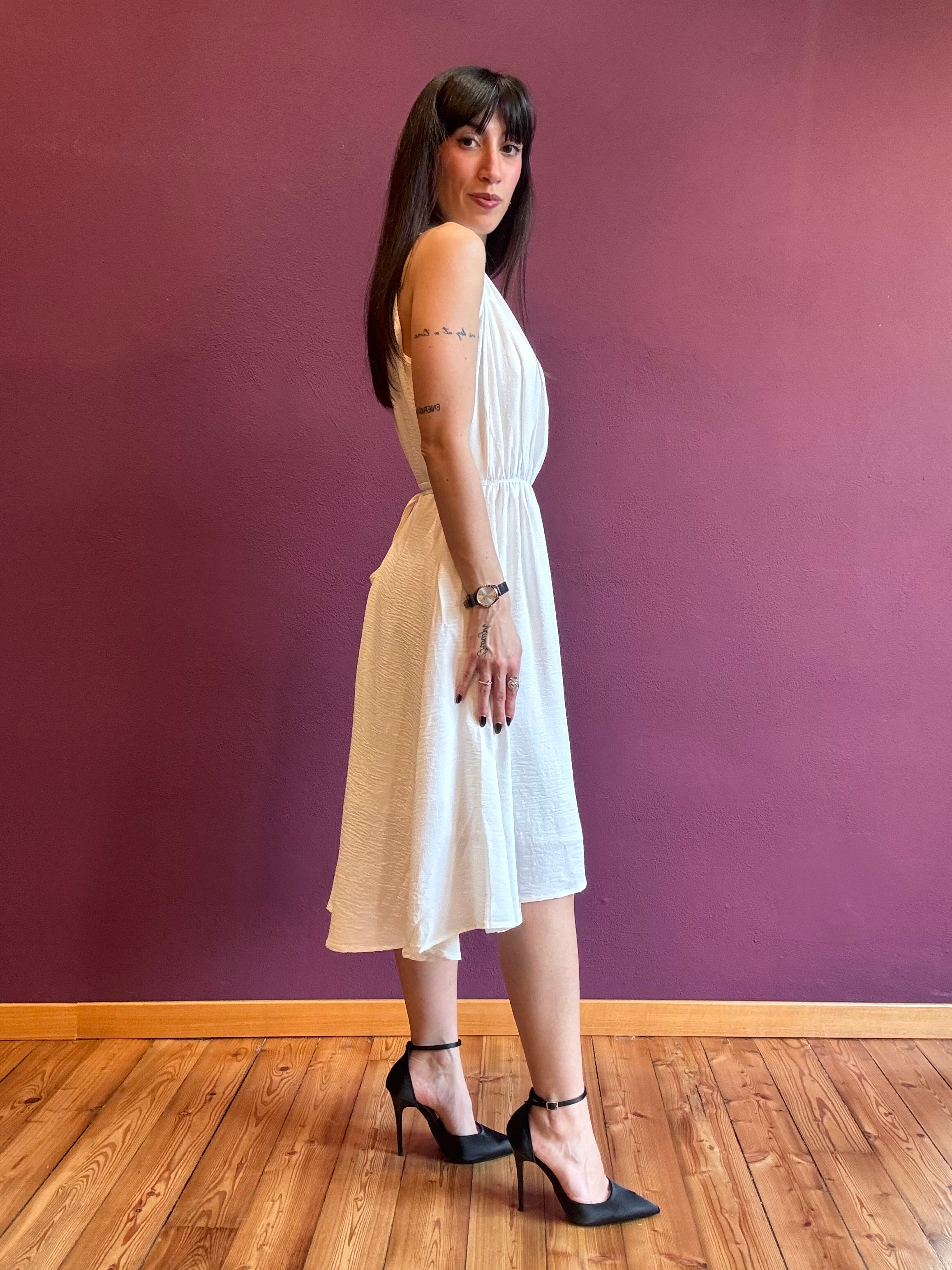 Vestito marilyn bianco