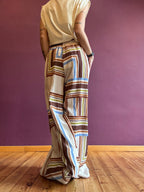 Mira trousers with geometric pattern