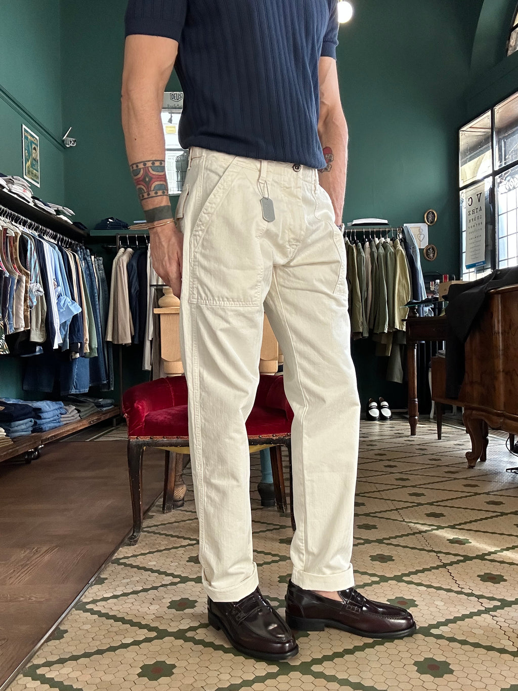 Pantalone Chesapeack’s fatigue graves