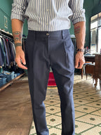 Pantalone Dylan con pence made in Italy