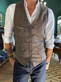 Gilet a quadri Garry’s Earth