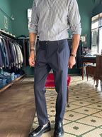 Pantalone Dylan con pence made in Italy