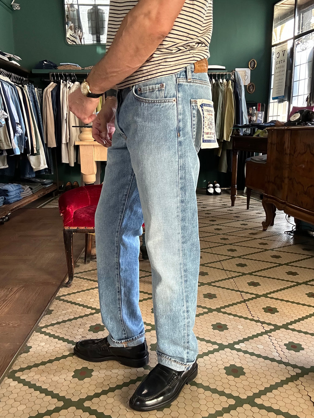 Denim Chesapeack’s selvedge ridgway con cimosa