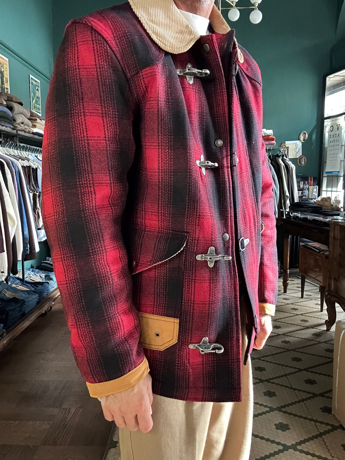Giubbotto Chesapeak’s fireman jet bedford wool