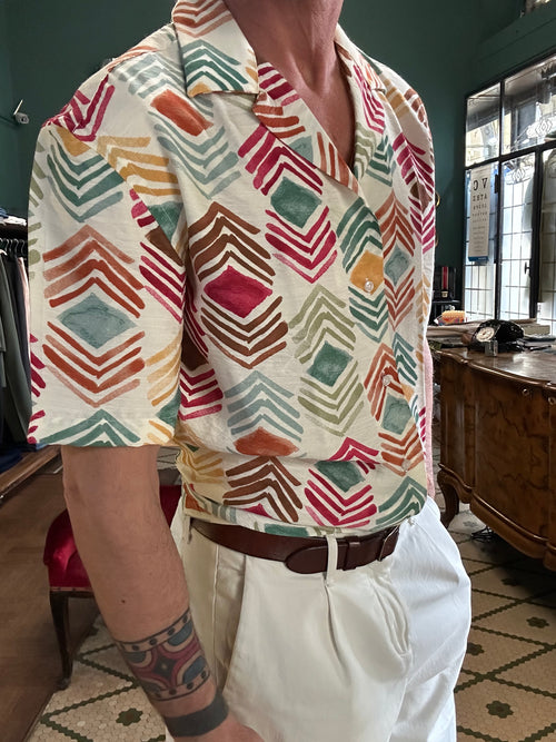 Aperol viscose Hawaiian shirt