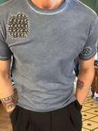 Garry's Earth t-shirt with embroidery