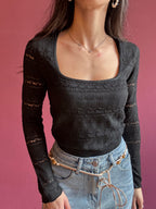 Crochet crop top