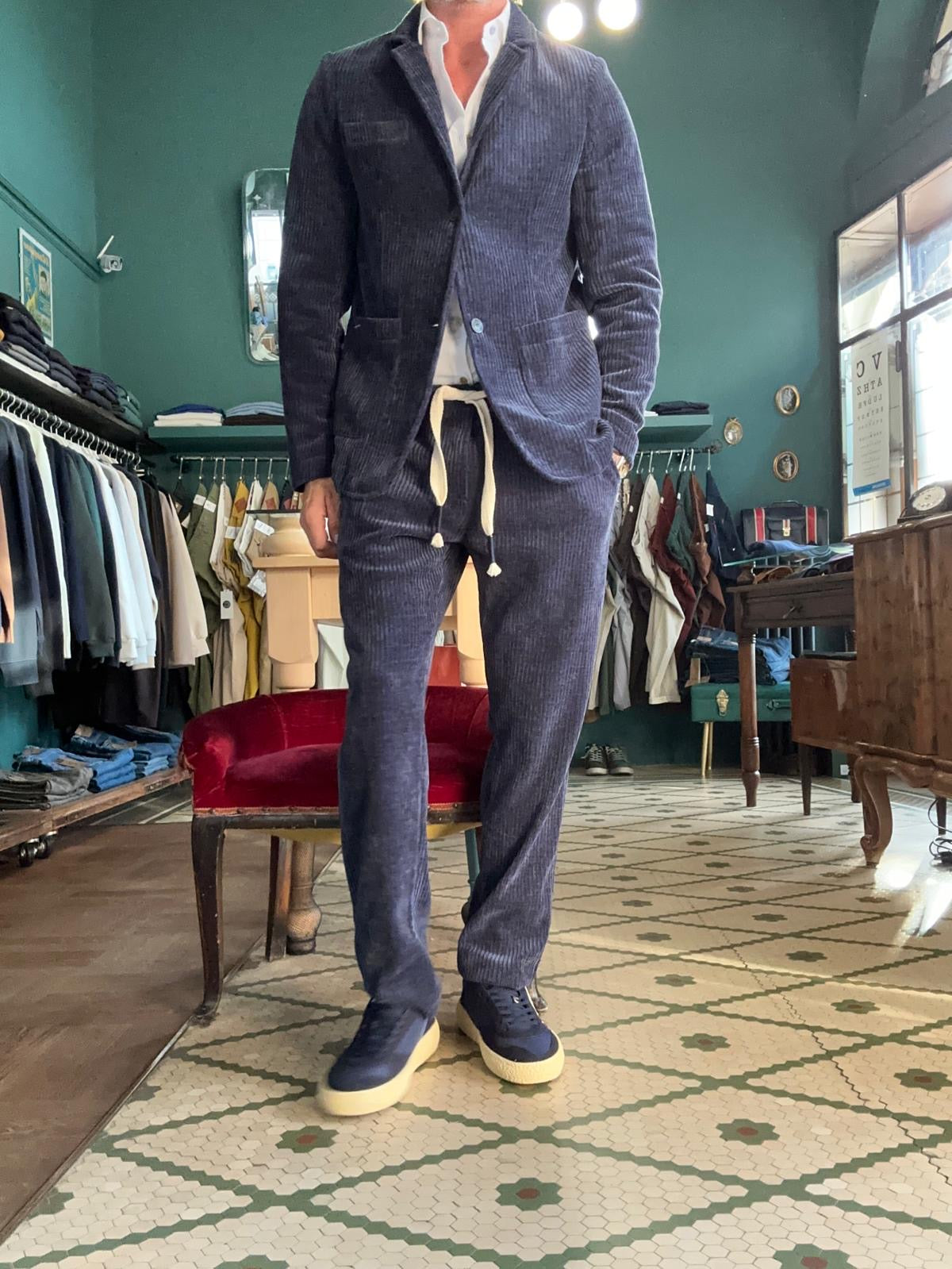 Pantalaccio koon in velluto a coste