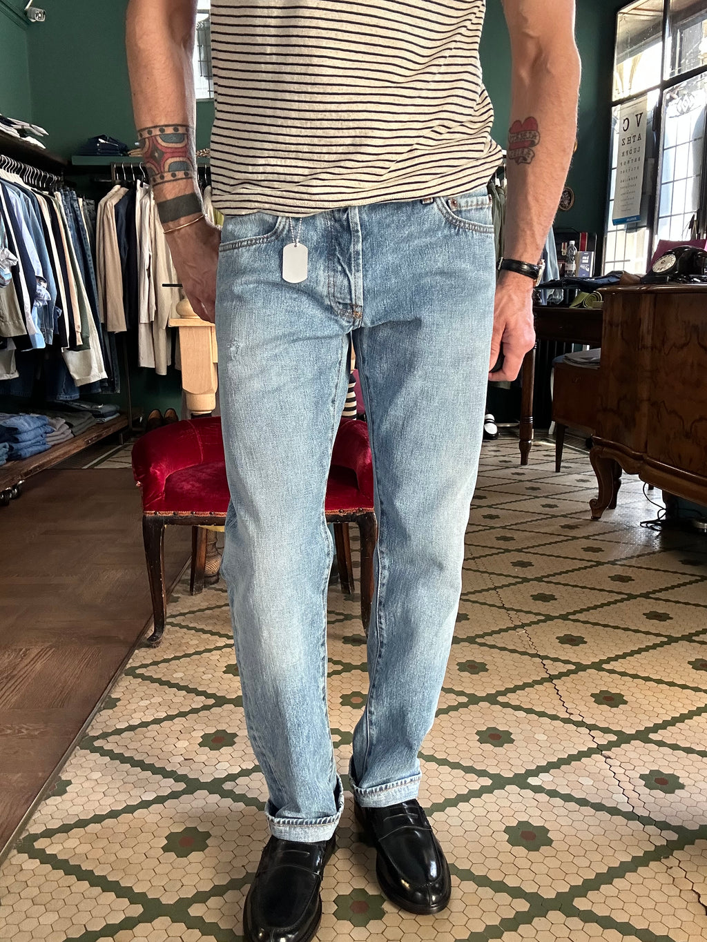 Denim Chesapeack’s selvedge ridgway con cimosa