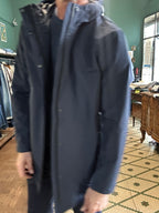 Parka impermeabile blu