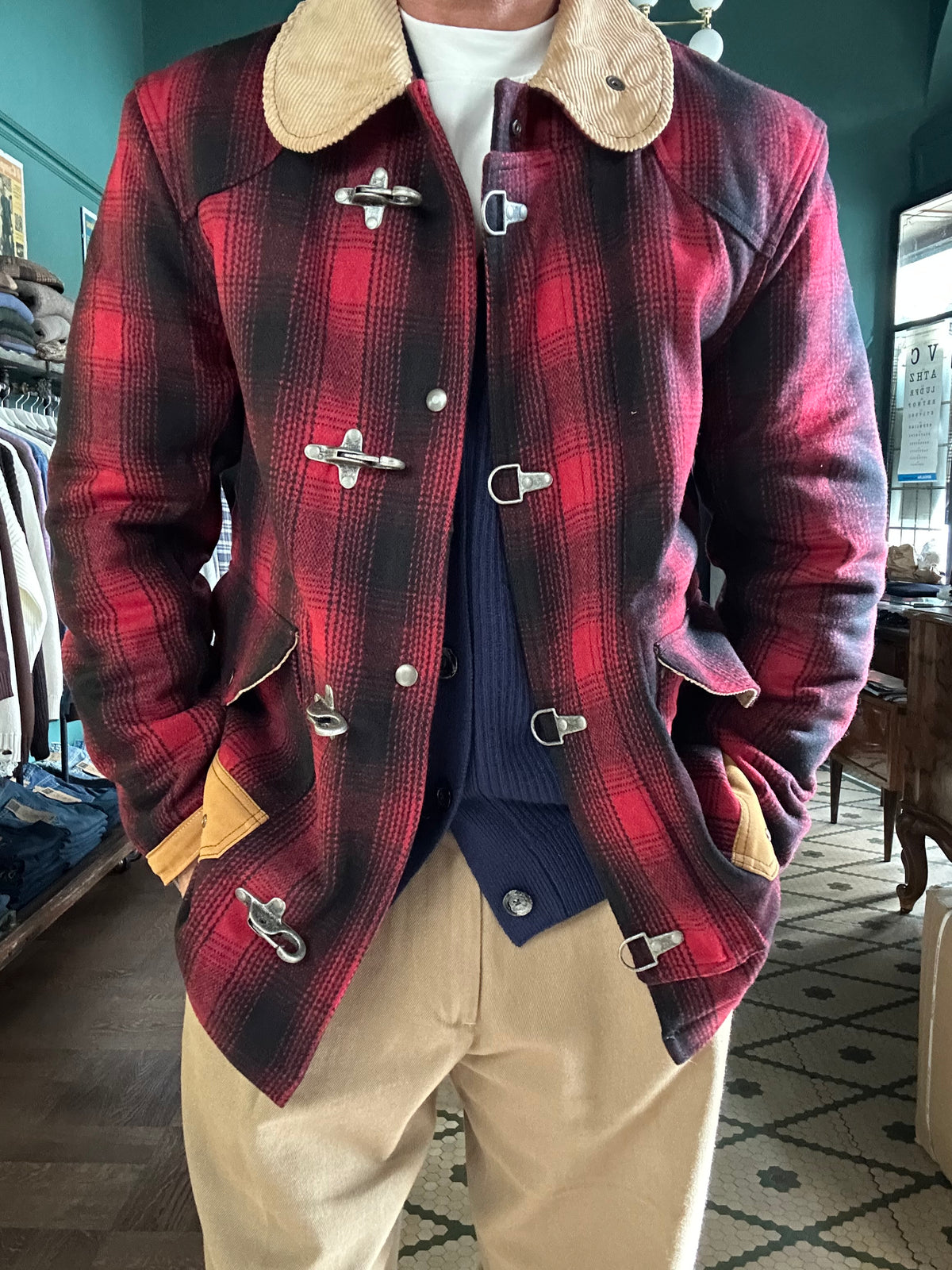 Giubbotto Chesapeak’s fireman jet bedford wool