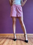 Pantaloncino a righe stile boxer