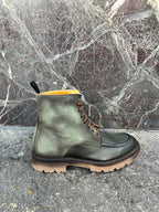 Stivaletto doppio pellame camoscio e vitello